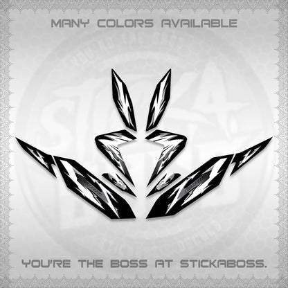 CLICK 125 V4 VARIO DECALS (2026 MODERN TRIBAL DESIGN) STICKER KITS By STICKABOSS