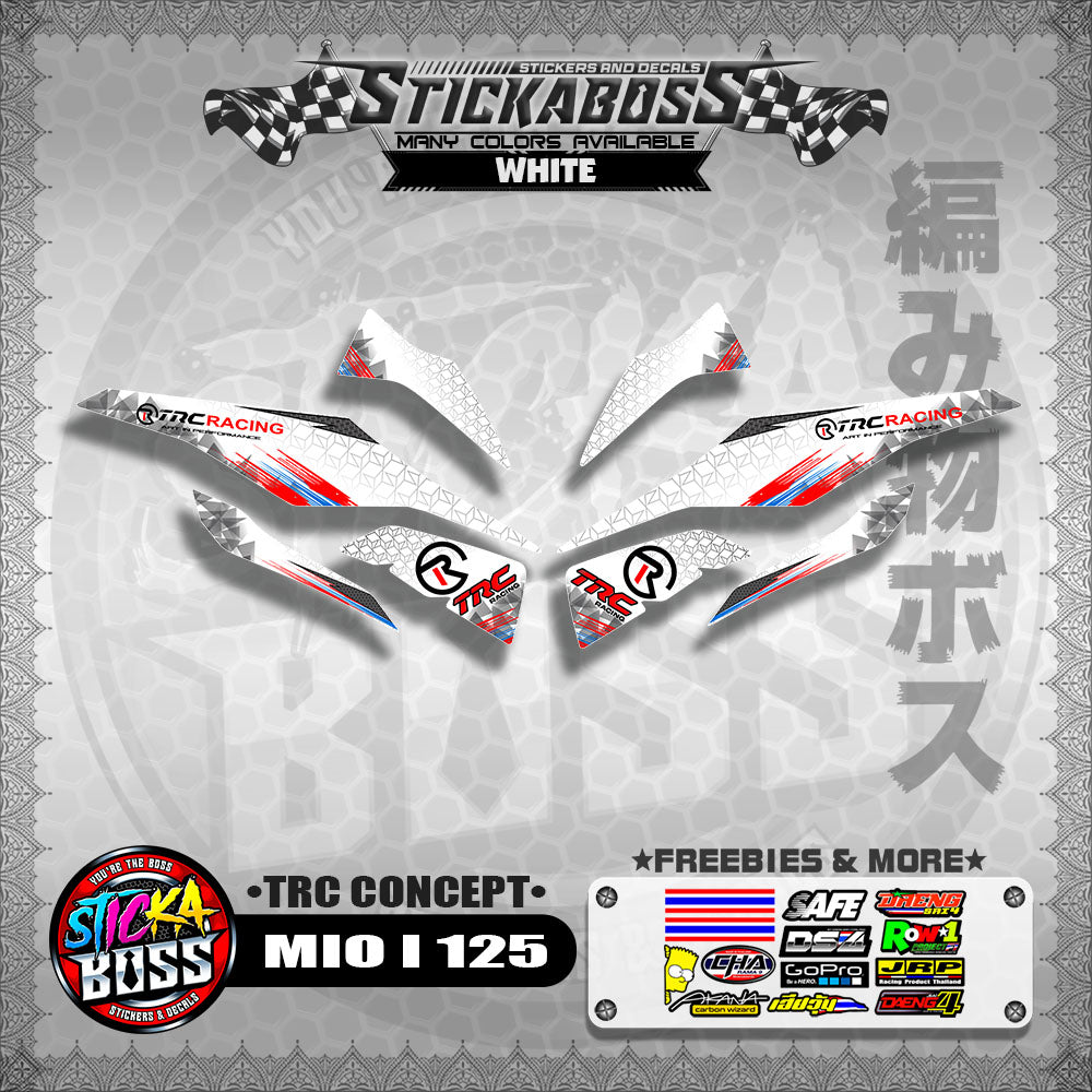 MIO I 125 STICKER DECALS ( TRC CONCEPT )【WITH FREEBIES】