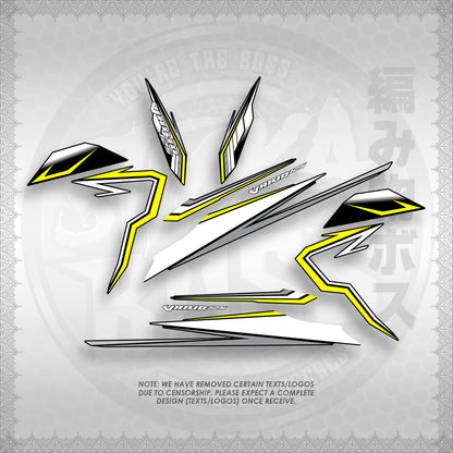 STICKER DECALS for CLICK 125 V3 (CV3VAVRDE) By STICKABOSS (SOFIE LAMINATED WATERPROOF)