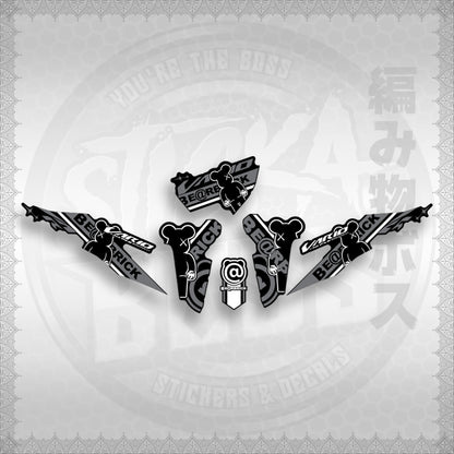 CLICK V2 INDO CONCEPT ( VARIO BEAR BRICK ) STICKER DECALS By STICKABOSS