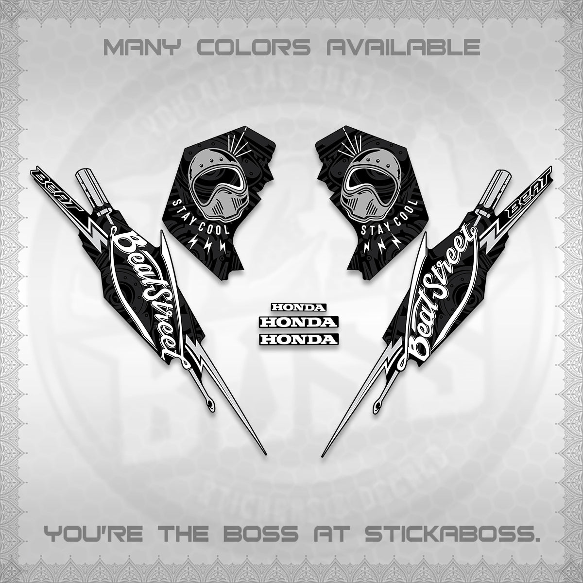 BEAT FI V2 DECALS (2026 BEATSTREET DESIGN) STICKER KITS BY STICKABOSS