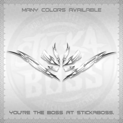 CLICK 125 V3 INDO VARIO FOR WHITE DECALS (2026 NUSANTARA STRIPING) STICKER DECALS By STICKABOSS