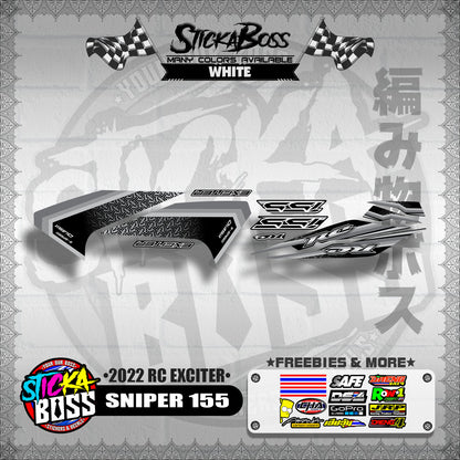 SNIPER 155 DECALS ( 2022 RC EXCITER )【WITH FREEBIES】