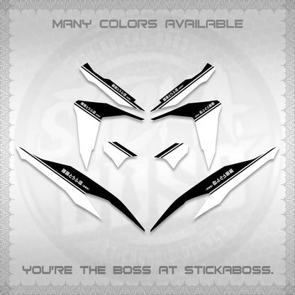 CLICK V2 DECALS (TRUENO STYLE DESIGN) STICKER KITS BY STICKABOSS