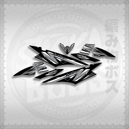 MIO SOUL I STRIPING CARBURETOR STICKER DECALS By STICKABOSS (SOFIE LAMINATED WATERPROOF)