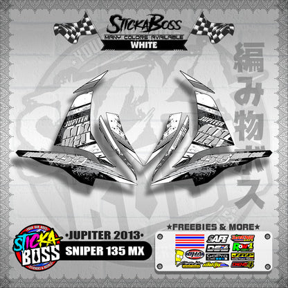 SNIPER 135 MX DECALS ( JUPITER 2013 )【WITH FREEBIES】