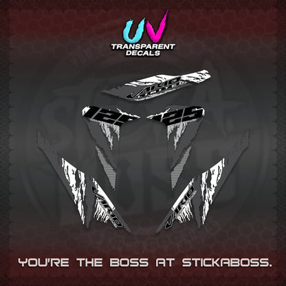 CLICK 125 V2 VARIO UV TRANSPARENT DECALS (2022 SPLASH SPECIAL) STICKER KITS BY STICKABOSS