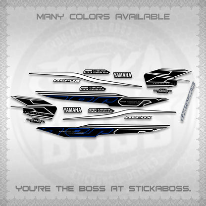AEROX 155 V1 DECALS (2026 CYBER STYLE 01) STICKER KITS BY STICKABOSS