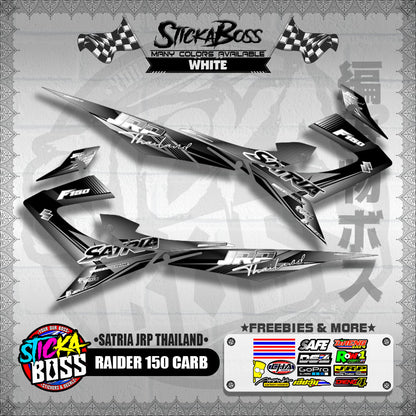 RAIDER 150 CARB DECALS ( SATRIA JRP THAILAND ) [ PREMIUM GLOSSY LAMINATED ]【WITH FREEBIES】