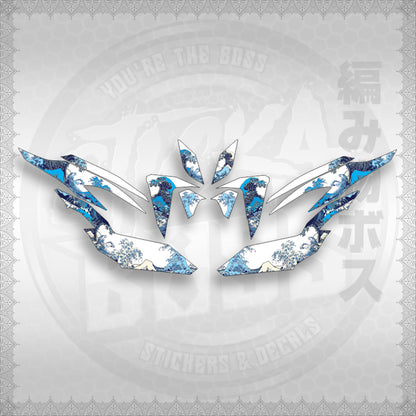 CLICK V2 INDO CONCEPT ( KANAGAWA GREAT WAVE ) STICKER DECALS By STICKABOSS