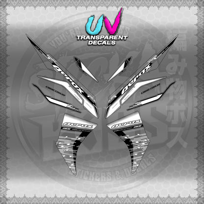 【PREMIUM UV PRINT】TRANSPARENT AEROX V3 ALPHA TURBO INDO (AV3NESTEDMA)【WITH FREEBIES】