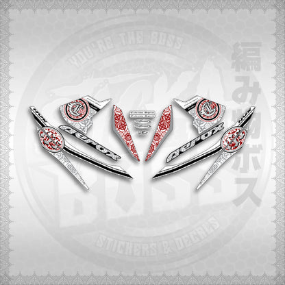 STICKER DECALS for AEROX V1 (AV1EXSPNV) By STICKABOSS (SOFIE LAMINATED WATERPROOF)