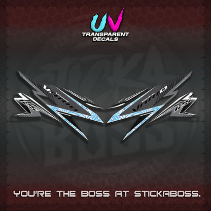 CLICK 125 V2  UV TRANSPARENT VARIO DECALS (2 TONE VIETNAM MOTIF 2026)STICKER DECALS By STICKABOSS