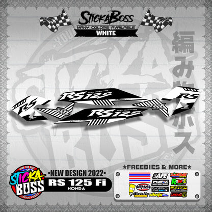 RS 125 Fi DECALS ( NEW DESIGN 2022 )【WITH FREEBIES】