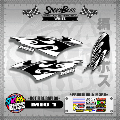 MIO 1 DECALS ( HOT FIRE RAPIDO )【WITH FREEBIES】