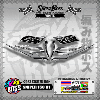 SNIPER 150 V1 VIETNAM DECALS ( 2023 EXCITER 150 )【WITH FREEBIES】