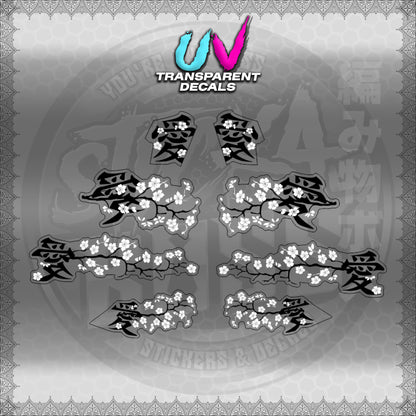 【PREMIUM UV PRINT】TRANSPARENT NMAX V3 TURBO INDO (NV3SAXFLR)【WITH FREEBIES】