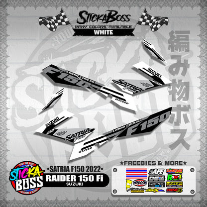 RAIDER 150 Fi DECALS ( SATRIA F150 2022  )【WITH FREEBIES】