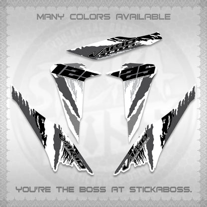 CLICK 125 V2 VARIO FOR WHITE DECALS (2022 SPLASH SPECIAL) STICKER KITS BY STICKABOSS