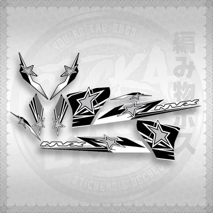 AEROX 155 V2 ( ALPHON STAR ) STICKER DECALS By STICKABOSS