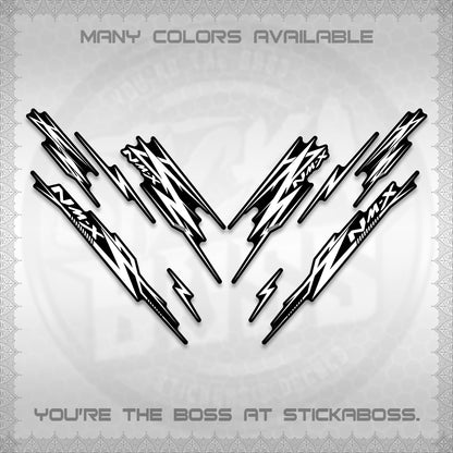 NMAX V2 DECALS (2024 NM A8 STYLE) STICKER DECALS By STICKABOSS