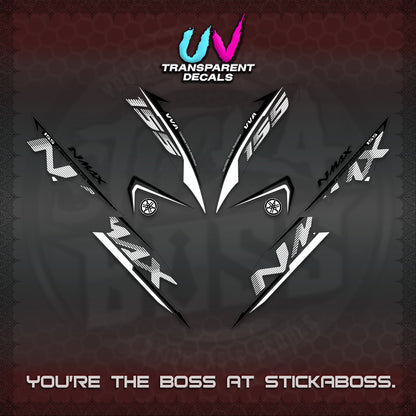 NMAX V1 THAI UV TRANSPARENT DECALS (2020 DESIGN) STICKER DECALS By STICKABOSS