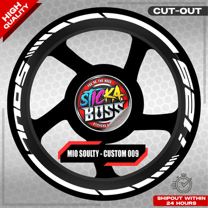 MIO SOULTY I MAG STICKER SET ( 2 MAGS ) - CUSTOM 009 | VINYL WATERPROOF CUT-OUT DECALS