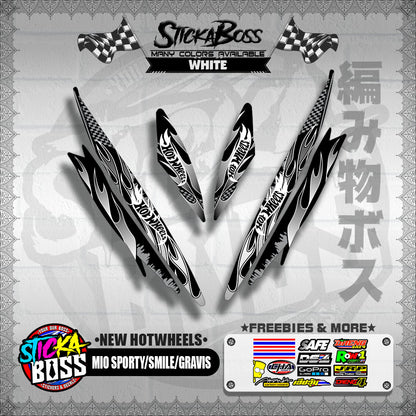 MIO SPORTY / SMILE / GRAVIS DECALS ( NEW HOTWHEELS )