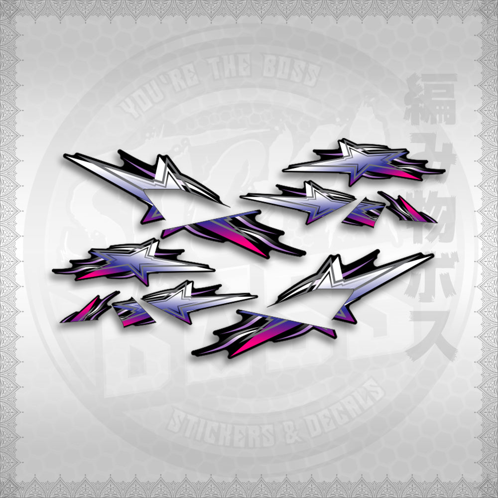 STICKER DECALS for NMAX V2 INDO (NV22002STLI) By STICKABOSS (SOFIE LAMINATED WATERPROOF)