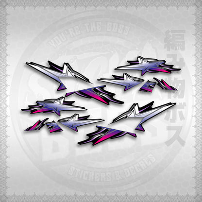 STICKER DECALS for NMAX V2 INDO (NV22002STLI) By STICKABOSS (SOFIE LAMINATED WATERPROOF)