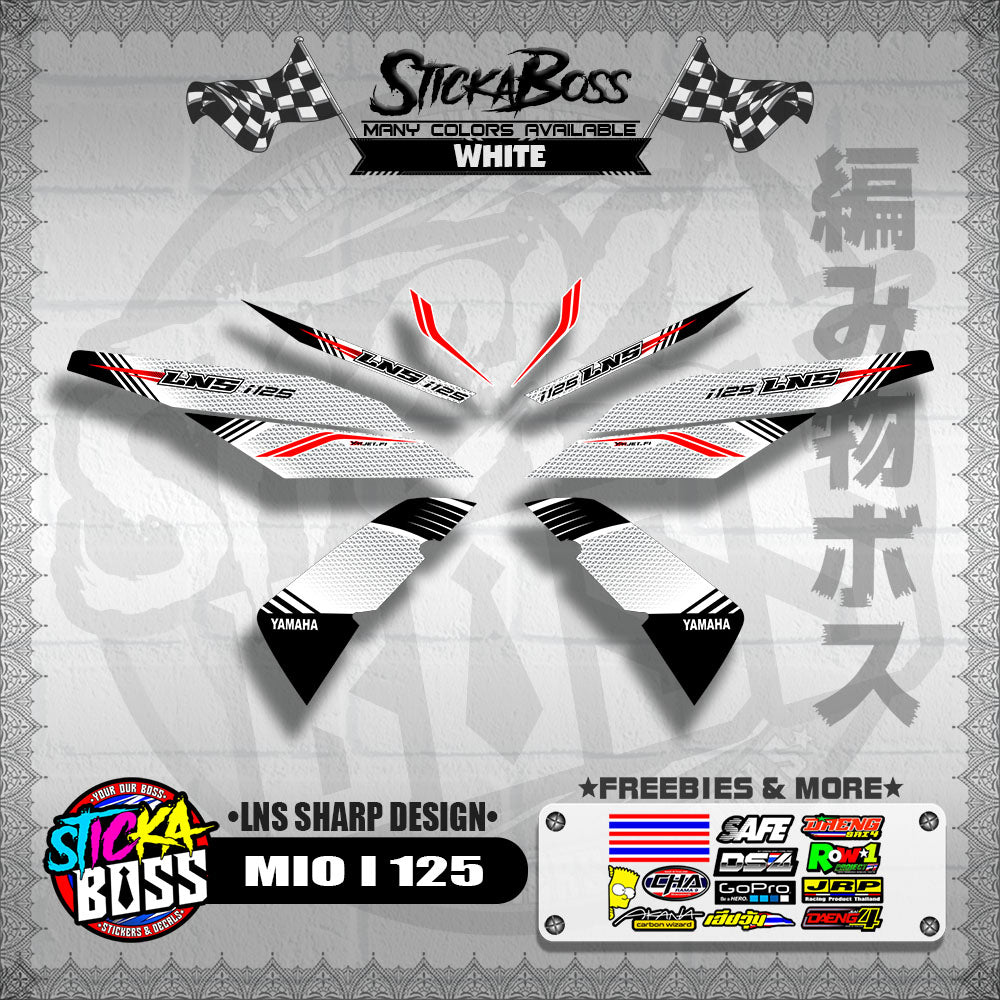 MIO I 125 DECALS ( LNS SHARP DESIGN )【WITH FREEBIES】