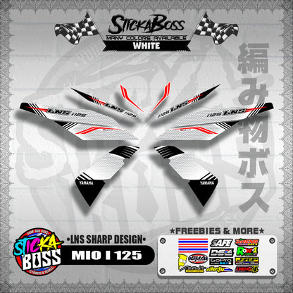 MIO I 125 DECALS ( LNS SHARP DESIGN )【WITH FREEBIES】