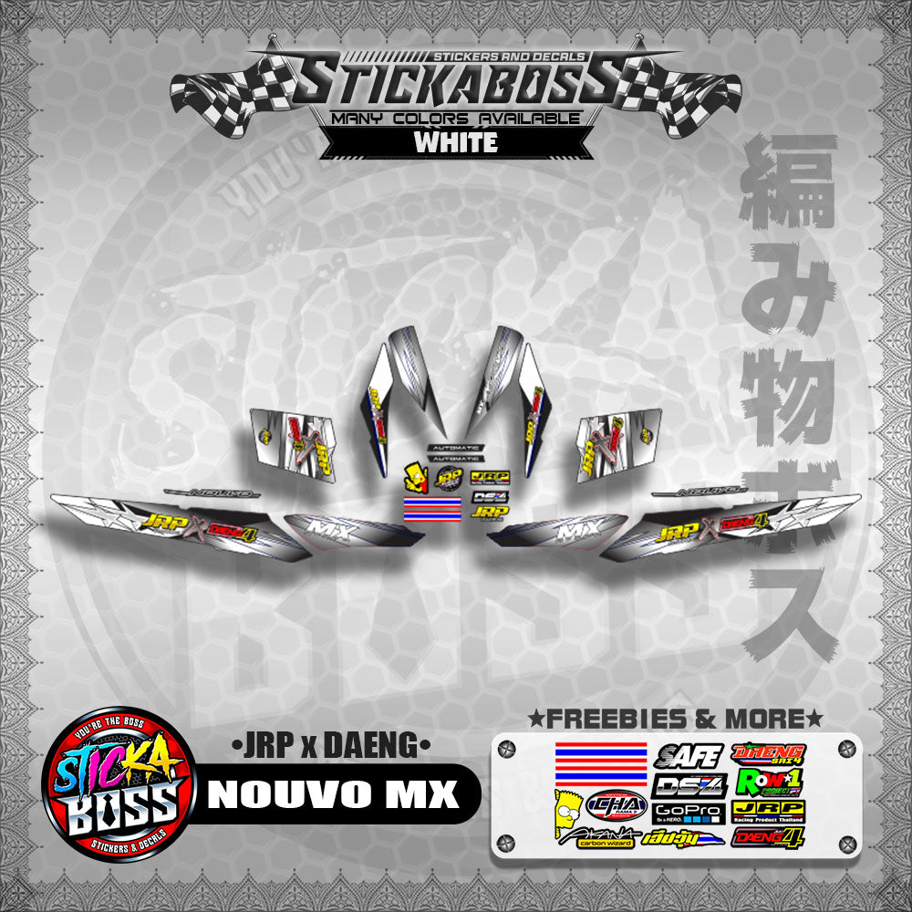 NOUVO MX Decals ( JRP x DAENG )【WITH FREEBIES】