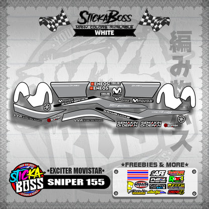 SNIPER 155 DECALS ( EXCITER MOVISTAR )【WITH FREEBIES】
