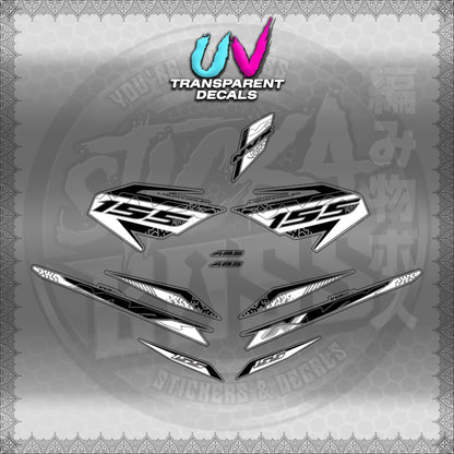 【PREMIUM UV PRINT】TRANSPARENT AEROX V3 ALPHA TURBO INDO (AV312TEDE)【WITH FREEBIES】