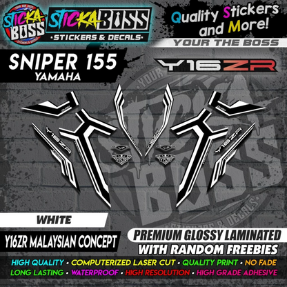 SNIPER 155 STOCK DECALS 【 Y16ZR MALAYSIAN CONCEPT 】