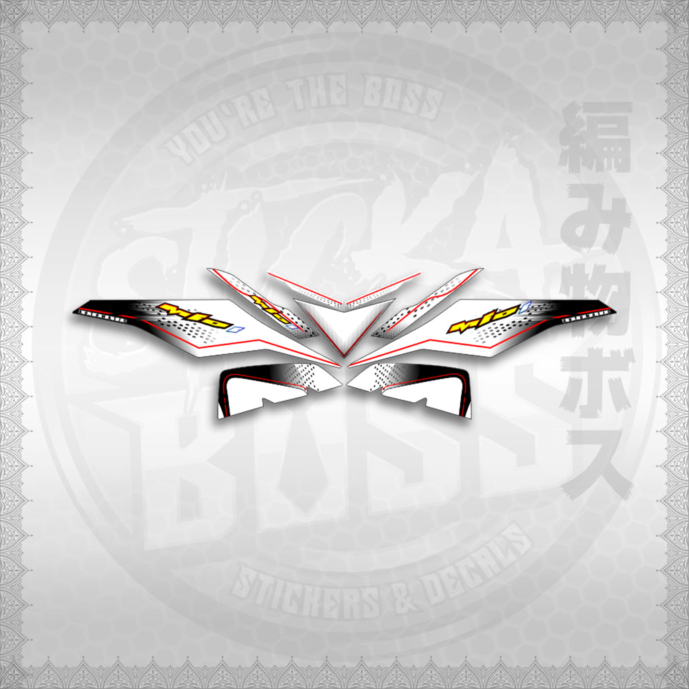 STICKER DECALS for MIO I 125 (MIIMXSODO) By STICKABOSS (SOFIE LAMINATED WATERPROOF)