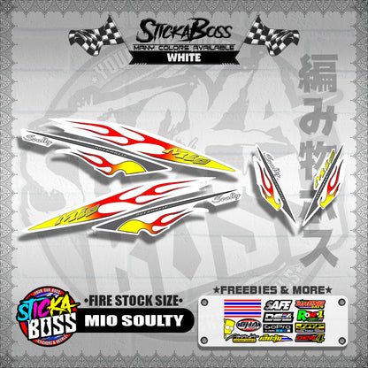 MIO SOULTY DECALS ( FIRE STOCK SIZE )【WITH FREEBIES】
