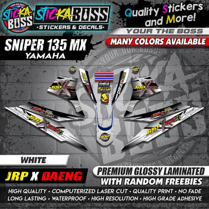 Sniper 135 MX Thailand Decals ( JRP x DAENG )【WITH FREEBIES】