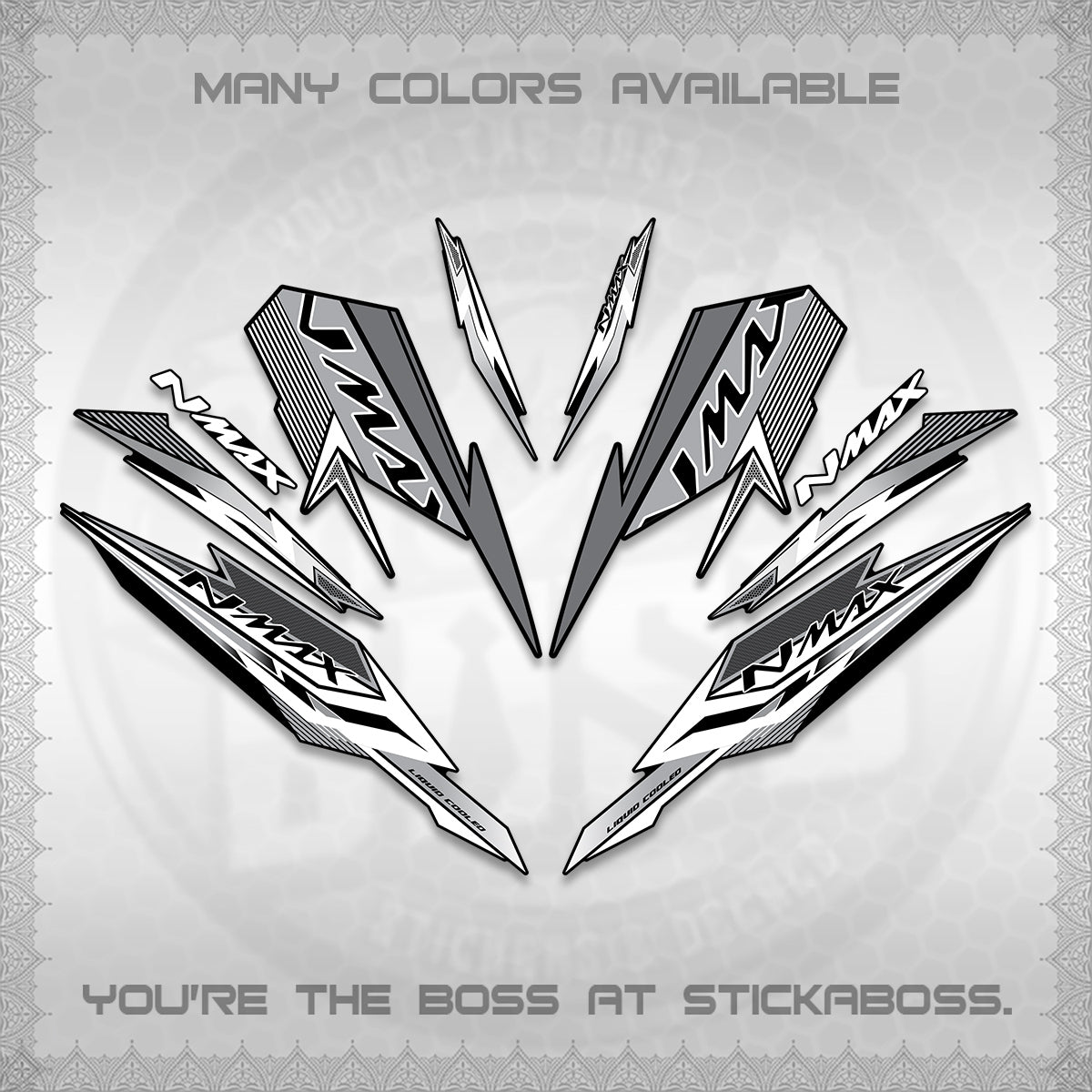 NMAX V2 DECALS (2026 VARIO STYLE) STICKER DECALS By STICKABOSS