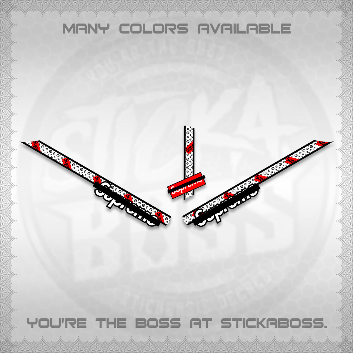 GIORNO 125 DECALS (2026 LUXSUP LV DESIGN) STICKER DECALS BY STICKABOSS