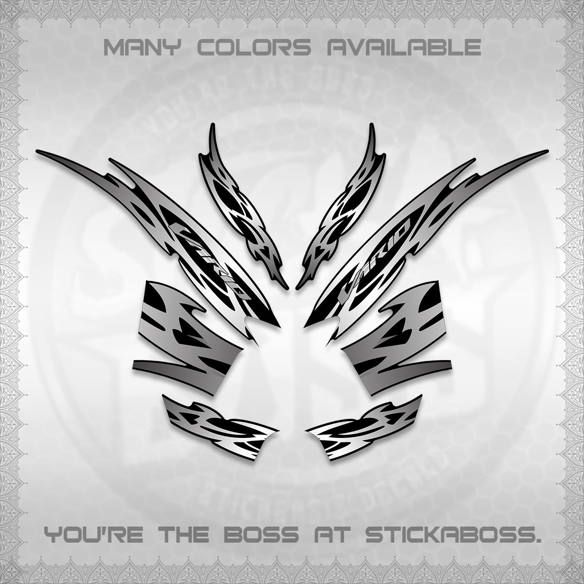 CLICK 125 V2 INDO STRIPING DECALS (2026 NUSANTARA MOTIF) STICKER DECALS By STICKABOSS