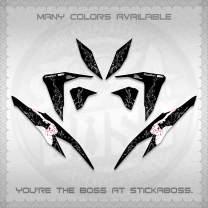 CLICK V2 DECALS (2026 2F2F SWIRL DESIGN) STICKER KITS BY STICKABOSS