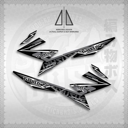 STICKER DECALS for RAIDER 150 FI THAI (RFISATH01DE) By STICKABOSS (SOFIE LAMINATED WATERPROOF)