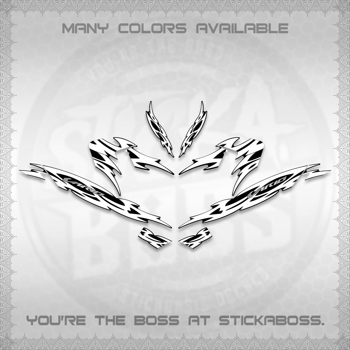 CLICK 125 V4 INDO VARIO DECALS (2026 NUSANTARA STRIPING) STICKER DECALS By STICKABOSS
