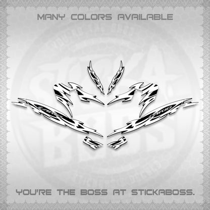CLICK 125 V4 INDO VARIO DECALS (2026 NUSANTARA STRIPING) STICKER DECALS By STICKABOSS