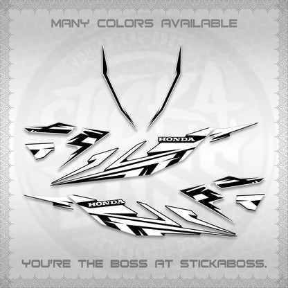 CLICK 125 V4 DECALS (2026 MINIMAL 001 DESIGN) STICKER DECALS By STICKABOSS