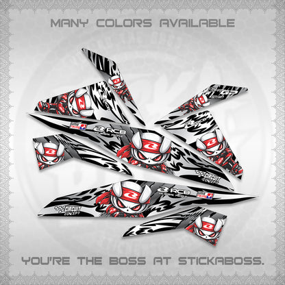 BEAT FI V1 DECALS (2026 NEW RCB 2.0 DESIGN) STICKER KITS BY STICKABOSS