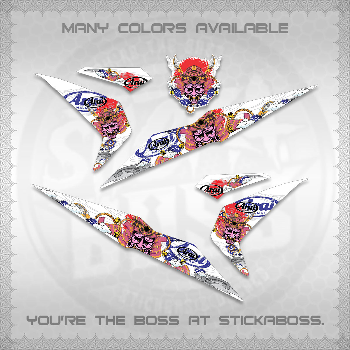 BEAT FI V2 INDO DECALS (2026 NEW SAMURAI MOTIF) STICKER KITS BY STICKABOSS