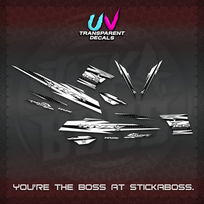 AEROX V2 UV TRANSPARENT DECALS (2026 INDO STAR 001) STICKER KITS BY STICKABOSS